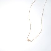 ダイヤモンド ネックレス 0.04ct 星 スター 流れ星 K10 K18 10K 18K 10金 18金 プラチナ 女性 レディース 誕生日 記念日 プレゼント ギフト 誕生日プレゼント 10代 20代 30代 40代 妻 彼女 ゴールド ホワイトゴールド ピンクゴールド イエローゴールド ダイヤ アクセサリー アレルギー対応 金属アレルギー