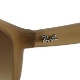 レイバン Ray-Ban サングラス ジャスティン ローブリッジフィット UVカット アイウェア ウェリントン スクエア 0RB4165F 681413 55 メンズ レディース ユニセックス ラバーベージュ+グラデーションブラウン 海外正規品