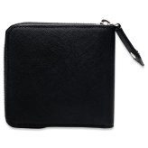 ヴィヴィアンウエストウッド 財布 二つ折り財布 メンズ レディース Vivienne Westwood 51010043 L001N LA N402 ブラック サフィアーノ 本革 ラウンドファスナー 小銭入れあり オーブ ロゴ コンパクト