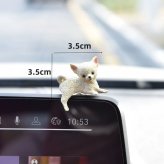 犬 置物 5個セット かわいい ミニチュア ドッグ オブジェ カートゥーン デスク 飾り 車内アクセサリー パソコン モニター 卓上 インテリア 雑貨 オフィス プレゼント