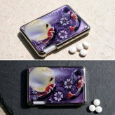 ミンティアケース『句』名入れ 職人 手作り ハンドメイド 送料無料 伝統工芸 立体樹脂 金彩 桜 和モダン 和柄 和風 和雑貨 和小物 ギフト プレゼント フリスク