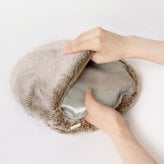あったか 湯たんぽ ヌクヌク グレージュ nuku2 蓄熱式 エコ 湯たんぽ かわいい湯たんぽ 冬ギフト