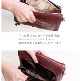 お財布ポシェット 牛革 クロコダイル レディース ショルダーバッグ レディース 小さめ ホーンバッグ 3WAY ミニバッグ ポシェット 斜め掛け 本革 ワニ革 レザー 大人 クラッチバッグ 革 小さいバッグ お財布ショルダー ギフト プレゼント 4FA (06001330r)
