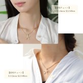 ハワイアンジュエリー シルバー ネックレス スターフィッシュ ヒトデ ひとで 海星 ジルコニア シルバー925 ギフトラッピング可能 長さ選べる イエローコーティング aumakua メンズ レディース 誕生日 プレゼント ハロウィン 【品番：cg-445-11-02】