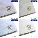 タオルハンカチ アルファベットタオル ハンカチ イニシャル 刺繍 おしゃれ かわいい レディース ハンドタオル ミニギフト リボン ワンポイント 高級感 個別包装 ふわふわ フリル 大人女子 人気 推し ウェディング プレゼント ギフト 綿100％