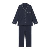 ワコール ナイトウェア 睡眠科学 天綿 パジャマ YDX503 M・L ロング袖ロング丈パンツ 綿100％