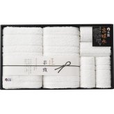 【直送】泉織高吸水タオル バス・フェイス・ハンドタオルセット 各2枚 [26-7536-080] NK-2400 国産 日本製 吸水性抜群 柔らかい 肌触り タオルギフト ギフト 贈り物 プレゼント 出産祝い 内祝い 快気祝い 新築祝い 引き出物 お返し