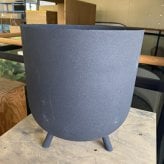 鉢カバー おしゃれ 大型 軽量 10号 8号 KONTON コントン フェルム レギッド 丸型 屋内 室内 高級 北欧 モダン ナチュラル 観葉植物用 多肉植物 サボテン 特大 底穴なし スチール 玄関 リビング インテリア プランター 深型 アイボリー ブラック グリーン
