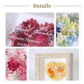 【名入れ可】【 Heartful classic-ハートフルクラシック- 】 ハート型プリザーブドフラワー アンティークフレーム 名入れ 壁掛け 置き型 誕生日 結婚記念日 母の日 還暦 退職祝い 上品