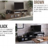 テレビボード テレビ台 ローボード テレビボード おしゃれ 収納 伸縮 テレビラック リビングボード 引き出し アイアン ヴィンテージ インダストリアル ブルックリン TV台 TVボード TVラック ヴィンテージウッド伸縮TVボード 引出し 回転 家具