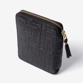 コムデギャルソン COMME DES GARCONS EMBOSSED LOGOTYPE エンボス ロゴタイプ Bifold Wallet 二つ折り財布 SA2100EL ユニセックス 財布