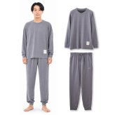 リカバリーウェア｜深く眠るための機能性パジャマ PRIME SLEEP 血行促進 冷え対策 上下セットアップ 送料無料 メンズ 男性用 ルームウェア 長袖 部屋着 おしゃれ 睡眠 眠り ギフト プレゼント ブラック グレー M L Hotel Calm ペアパジャマ 誕生日 プレゼント 父の日 敬老の日 誕生日 出産祝い 結婚祝い バレンタインデー 新生活