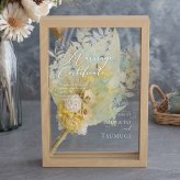 結婚証明書 ドライフラワーフレーム　メルシーブーケ☆【結婚証明書】【ドライフラワー】【メッセージカード無料】 おしゃれ 人前式 