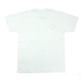 セサミストリート クッキーモンスター ユニセックスTシャツ(S) ロゴ ホワイト アパレル