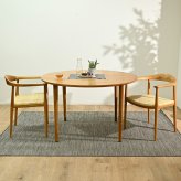 開梱設置無料 ダイニングテーブル 単品 120cm幅 木製 4人用 チーク無垢材 丸型 コンパクト 机 インテリア おしゃれ ナチュラル 天然木 北欧 カフェ 食卓 モダン ワックス仕上げ 新生活