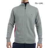トミーヒルフィガー ゴルフ メンズ ケーブル フルジップ セーター TOMMY HILFIGER GOLF THMA479 秋冬モデル お誕生日祝い お祝い 記念品 お父さん 父の日 彼氏 男性 30代 40代 50代 60代  還暦祝い 敬老の日 人気プレゼント プレゼント