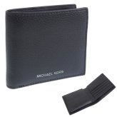 マイケルコース MICHAEL KORS 二つ折り財布 折り畳み コンパクト アウトレット COOPER BILLFOLD W COIN PKT 36T4LCOF3L BLACK ブラック