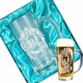 名入れ ビールジョッキ 名前入り プレゼント 食洗器 対応 彫刻 刻印 印字 グラス コップ ビアグラス おしゃれ ビールグラス 父の日 母の日 還暦祝い 退職 誕生日 結婚祝い 昇進 無料 ラッピング ジョッキ 記念品 送別会 敬老の日 実用的 ネーム入れ 男性 女性 バースデー ギフト 日本製 ビアジョッキ 360 ml 化粧箱 入り 背景/イラスト入り CI38