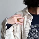 ステンレス ぷっくり ワイドリング 2カラー 18KGP ゴールド gold シルバー 太幅 大ぶり レディース 女性 指輪 金属アレルギー対応