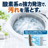 2個セット 非塩素系 洗濯槽クリーナー プロ仕様 750g 無香料 強力発泡 酵素系 黒カビ カビ胞子除去率99.9％ 除菌 消臭 生乾き臭 生乾き 入れるだけ ワカメ 溶かす