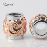 ハワイアンジュエリー ネックレス バレル シルバー ネックレス 3カラー 3連 チューブ コーティング シンプル シルバー925 ギフトラッピング可能 チェーン 長さ選べる メンズ レディース プレゼント ハロウィン 【品番：CG-SP3230-3P】