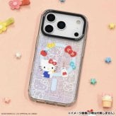 iPhone17 Pro ケース ハローキティ MagSafe 対応 サンリオ キャラクター スマホケース TPU クリア 耐衝撃 ストラップホール付き おしゃれ かわいい サンリオ正規ライセンス品