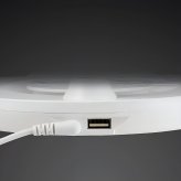 ジェントス（ GENTOS ）Qi充電機能搭載   LEDデスクライト   COSDL-88   高演色   Ra95   3段階調光   USB給電付   ブルーライト軽減   白色   #53760   目にやさしいLEDライト   PSE認証