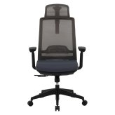 オフィスチェア ダービット ブラック・グレー 2色展開 デスクチェア パソコンチェア 在宅ワーク おしゃれ シンプル 新生活 家具 インテリア 不二貿易