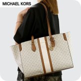 マイケルコース トートバッグ レディース ブランド MICHAEL KORS ベッカ 30R6GQ6T7B-149 VANILLA ACRN