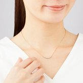 【無料ラッピング】  カナルヨンドシー Canal 4℃ ネックレス シルバー ネックレス キュービックジルコニア ブランド 正規品 新品 ギフト プレゼント 人気 おすすめ 誕生日 記念日 クリスマス 送料無料
