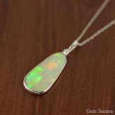 オパール ネックレス 2.344ct ダイヤモンド プラチナ Pt900 ペンダント シンプル エレガント 上品 レディース 宝石 ダイヤ 一粒 一石 ジュエリー 10月 誕生石 プレゼント