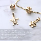 ブレスレット チェーンのみ カットあずきチェーン アズキ 小豆 14Kイエローゴールド 太さ約1.4mm 長さ 15cm～20cm 0.5cm刻みで選べる 14金 14K ハワイアンジュエリー ミリオンベル メンズ レディース 誕生日 プレゼント ハロウィン 【品番：CH1020-Y-B】