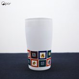 【誕生日・父の日】Qpor 凍るビアカップ 麗和 5種 凍るうつわ 九谷焼 冷却タンブラー 保冷 ビールグラス 日本の伝統柄 ギフト 結工房