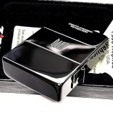 ZIPPO ライター 1935 クラシックロゴ ジッポ ブラックニッケル 黒 角型 外ヒンジ 3バレル エッチング彫刻 銀差し シンプル かっこいい 高級 ギフト メンズ プレゼント