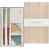 【ギフト対応無料】quartet.2PGift BOX peacock/beige ※送料無料(北海道・沖縄は除く)