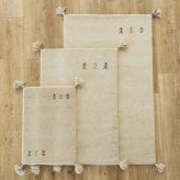 ラグ カーペット マット 玄関 玄関マット おしゃれ 40x60cm シンプルギャッベマット HOT対応 アヤカ 北欧 モダン シンプル デザイン かわいい かっこいい ギャッベ インド製 ホット 床暖 OK 送料無料 手織り 肌触り