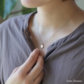 le lien rond ゴールド シルバー ネックレス シンプル 可愛い 丸い プチ つけっぱなし お洒落 レディース 18金 K18 地金 ペンダント ジュエリー アクセサリー プレゼント ギフト 記念日