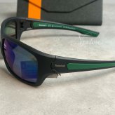【中古】【海外直輸入USED品】【新古品・未使用品】Timberland ティンバーランド TB9192 02D マットブラック グリーンラバー 偏光レンズ ラップスタイル サングラス メガネ 眼鏡 スポーツ・アウトドア向け