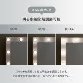 ドレッサー 幅85cm 女優ドレッサー 鏡付き ミラー付き スツールセット 椅子付き LEDライト付き コンセント付き 収納棚 大容量 机 引き出し収納 小物収納 雑貨収納 木目調 寝室 一人暮らし ホワイト 化粧台 鏡台 メイク台 コスメ収納 一面鏡