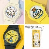 ミニオンズ 腕時計 定形外 送料無料 MIN001 ケビン ボブ スチュアート ティム PVCベルト レディース キッズ 仕事 ビジネス かわいい