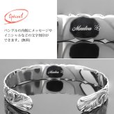 ハワイアンジュエリー バングル ハワイアンジュエリー ブレスレット ホヌ バングル 幅10mm 刻印 無料 サイズが選べる オープンバングル カットアウト ホヌ＆プルメリア シルバー925 太め メンズ レディース 誕生日 プレゼント ハロウィン 【品番：B5080-10】