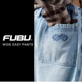 FUBU フブ ワイド イージーパンツ メンズ レディース fam-62504 バギーパンツ デニムパンツ ジーンズ 迷彩 カモフラ ルーズシルエット ストリート ヒップホップ ダンス カジュアル ボトムス M L XL XXL 2026FW Karlas