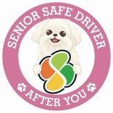 カーサイン 高齢者マーク SENIOR SAFE DRIVER マルペキ ステッカー シール 直径13cm 肉球 日本製 車