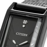 シチズン キー エコ・ドライブ 腕時計 ブランド レディース 数量限定 ダイヤモンド ソーラー CITIZEN Kii EG7048-56E アナログ ブラック 黒
