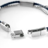 ポリス ブレスレット メンズ ブランド POLICE DUALCELL 2連  GB0082502 ネイビー シルバー アクセサリー