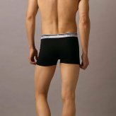カルバンクライン：MICROFIBER STRETCH ローライズボクサーパンツ 3PK (ブラック)[ボクサーパンツ/ 男性下着/ メンズインナー/人気ブランド/おすすめギフト/誕生日プレゼント/メンズファッション]