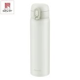 ピーコック ワンタッチマグボトル 500ml ホワイト マグボトル 保温保冷 ワンタッチオープン スムーズ開閉【北海道・沖縄県・離島 配送不可】