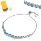 SWAROVSKI スワロフスキー ブレスレット 5719282 M Imber アクセサリー シルバー ブルー レディース