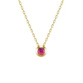 【無料ラッピング】  ヨンドシー 4℃ EAU DOUCE4℃【1月誕生石】K10 イエローゴールド ネックレス ロードライトガーネット ダイヤモンド レディース  ブランド 正規品 新品 ギフト プレゼント 人気 おすすめ 誕生日 記念日 クリスマス 送料無料