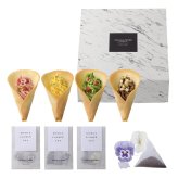 エディブルフラワーティー＆HANATABA  〈AS121〉 オーシャンテール スイーツ OCEAN&TERRE スウィーツ 出産内祝い 結婚内祝い 新築内祝い 結婚式 菓子折り 手土産 お菓子 otsv6